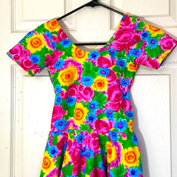 Girls Teens Rare Design Onepiece Swimsuit Size Medium - Picture 3 of 7